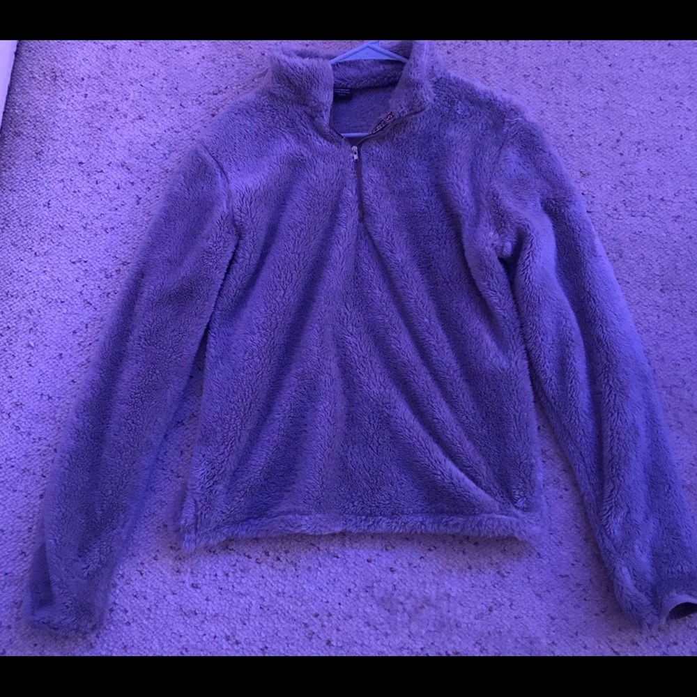 Cute Gray Fuzzy Jacket 🤍